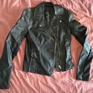 Vegan leather jacket
